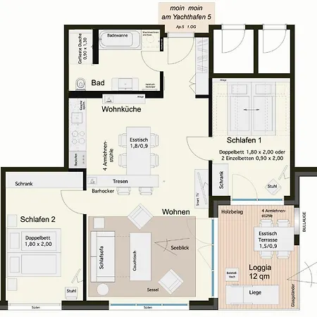 Apartmenthaus Hafenspitze Ap 5 - 